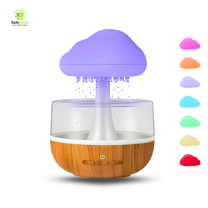 Rechargeable Rain Cloud Humidifier Mushroom Lamp