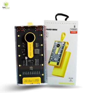 10000mAh Transparent Power Bank - PD 20W Fast Charging