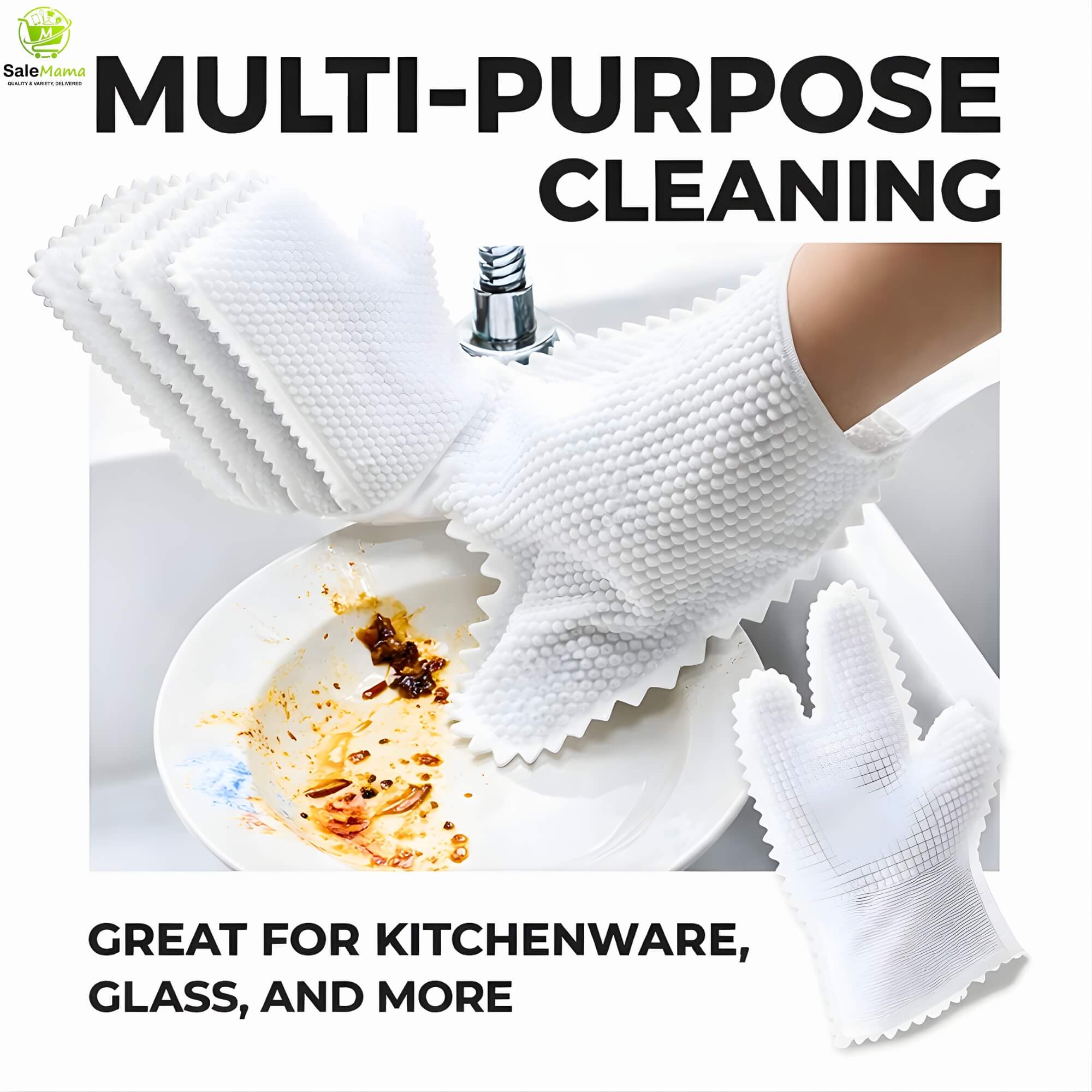Washable Dust Removal Gloves (10 Pcs Pack)