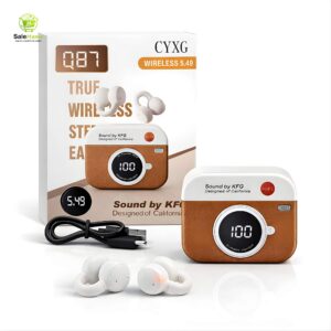 Q87 Retro Camera Design Wireless Earbuds