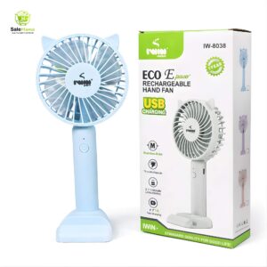 IW-8038 Rechargeable Hand Mini Fan with Phone Holder
