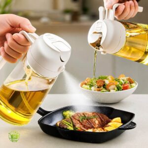 2-in-1 Oil Sprayer & Oil Dispenser Bottle