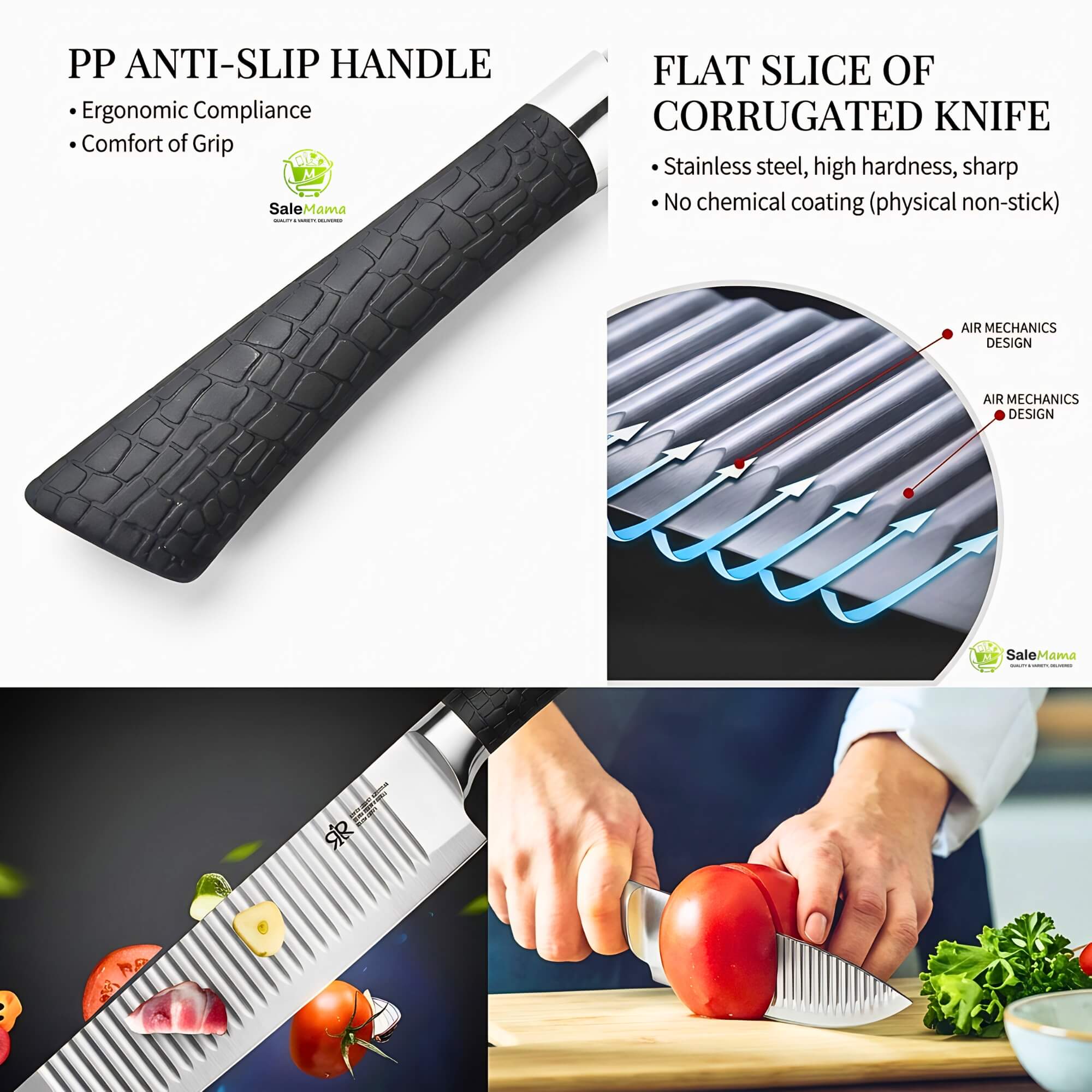 Zepter Stainless Steel 6Pcs Kitchen Knife Set - 1 Best Price BD - Image 2