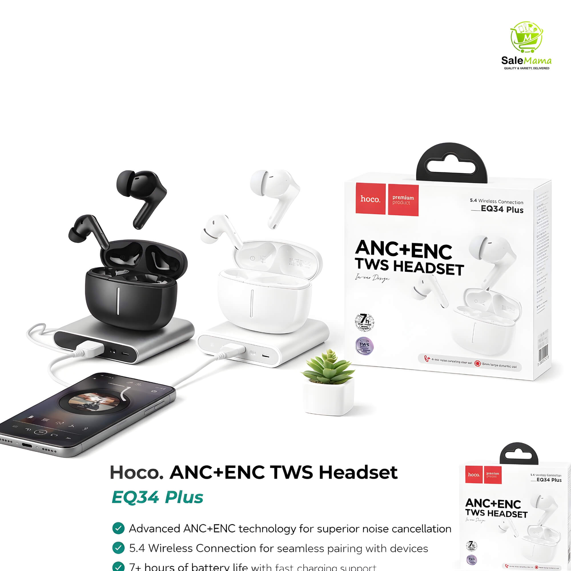 Hoco EQ34 Plus Wireless Earbuds - 1 Best Price BD - Image 4