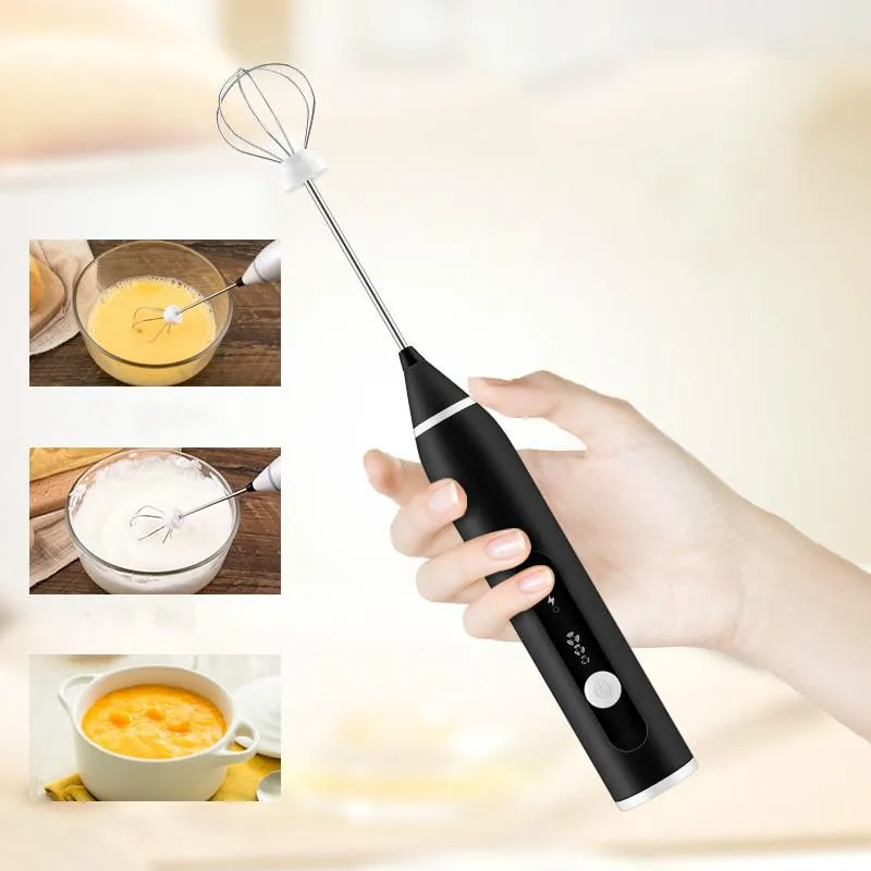 USB Rechargeable Milk Frother — ঘরে বসেই ক্যাফে-স্টাইল কফি বিটার - Image 3