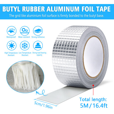 Super Waterproof Aluminum Foil Tape — Strong Butyl Rubber Seal Tape - Image 3