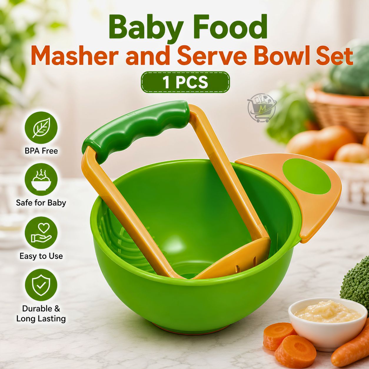 Baby Feeding & Care 8-Pcs Silicone Combo Set - Image 4