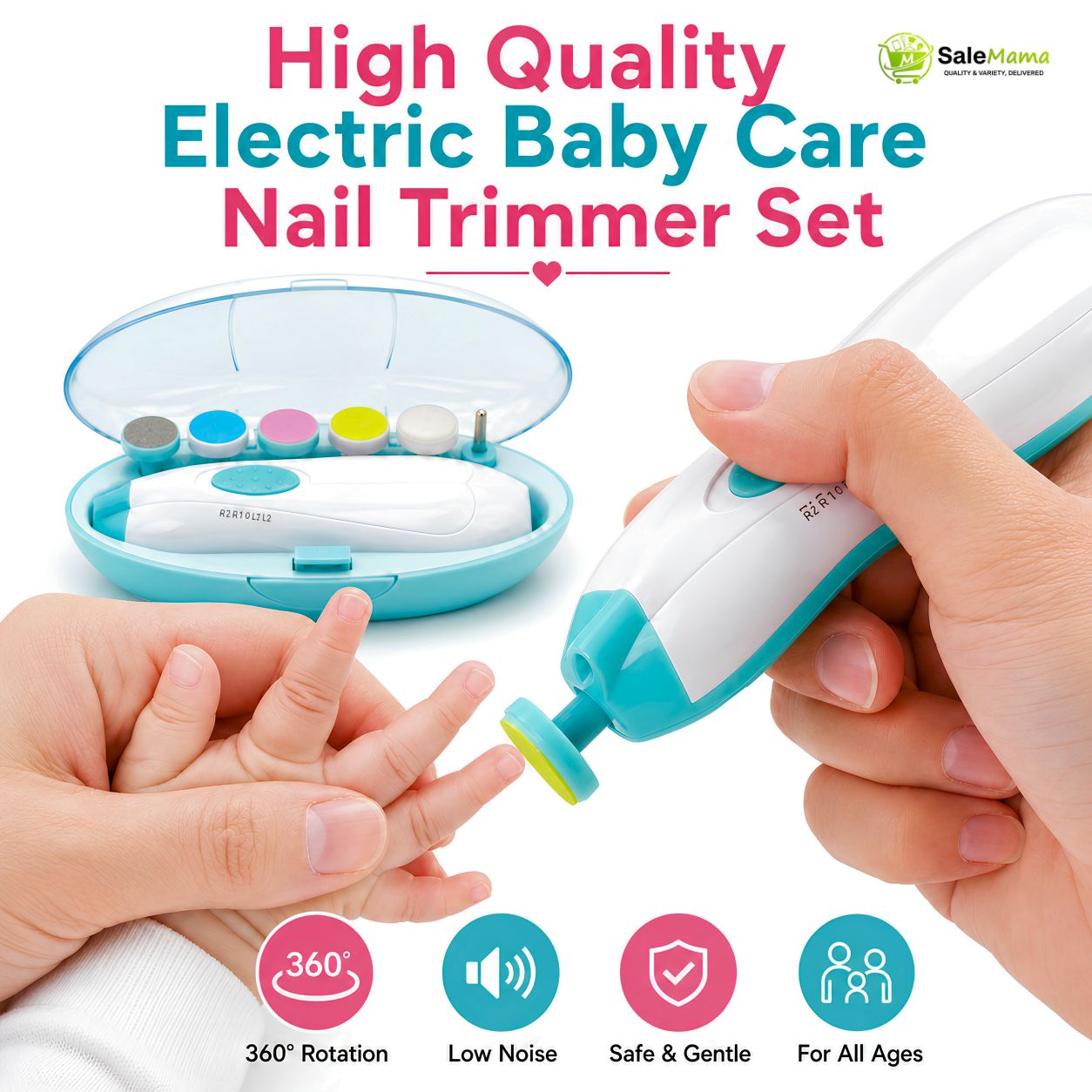 Electric Baby Care Nail Trimmer Set