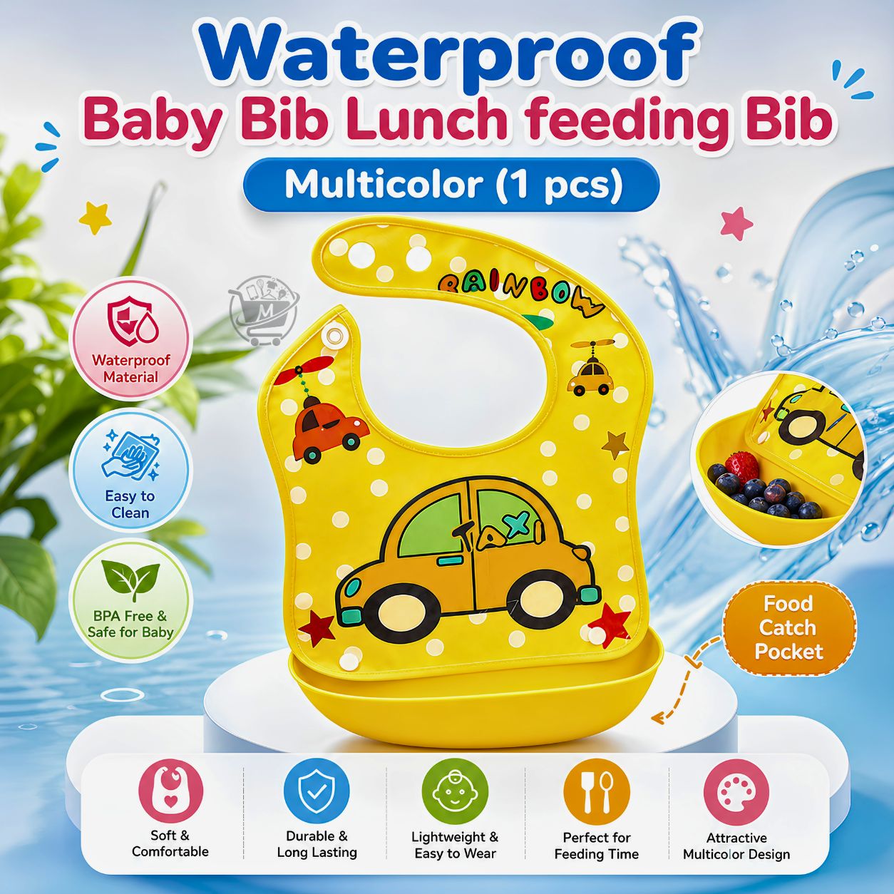 Baby Feeding & Care 8-Pcs Silicone Combo Set - Image 3
