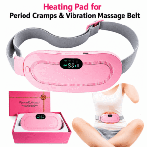 Heating Pad for Period Cramps & Vibration Massage Belt