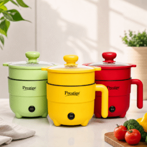 Prestige Mini Multifunctional Electric Cooker with Steamer