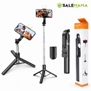 R1S-L Long Selfie Stick With Tripod And Light