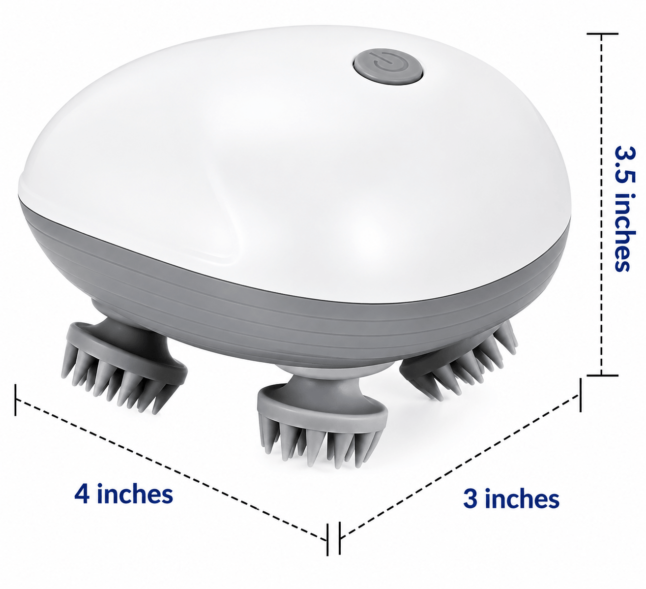Electric Scalp Massager with Red Light Therapy